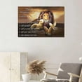 thumbnail image 6 of AIOE Lion of Judah Wall Art Lion and Lamb Dove of Peace Christian Gifts Religious Wall Decor the 7 Promises of God Motivational Pictures Artwork for Bedroom Living Room Decor Frame: 12x8in, 6 of 7