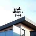 thumbnail image 3 of BauernhausWetterfahne, Dachhalterung, Wetterfahne, Garten, Metallhalterung Hof, – Steed, 3 of 5