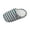 Pink, variant on Women Horizontal Striped Woven Closed Back Mule House Slippers, Fluffy Plush Interior, Moderate Cushioned Footbed, Flexible Anti Slip Outsole, Minimalist Striped Silhouette for Year,Red 5.5