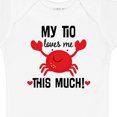 thumbnail image 4 of Inktastic My Tio Loves Me Nephew Boys or Girls Baby Bodysuit, 4 of 5