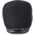 thumbnail image 7 of CoCopeaunts Newsboy Cap Retro Knitted Hat Casual Beret Newsboy Hat Winter Autumn Warm Cabbie Hats Drivers Cap for Women, 7 of 7
