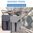 thumbnail image 3 of Bolsa De Pasaporte De Viaje Bolsa De Documentos Multifunción Rfid Cuello Colgante Clip De Pasaporte Bolsa De Documentos Estuche Protector De Boletos Vogacara HA021730-00, 3 of 7