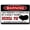 Warning Sign 3, variant on Metal Tin Food Allergy Warning Shellfish Products Sign - 8"x12" Caution Safety Notice, Indoor Outdoor Use for Cafe, Restaurant, Kitchen, Food Truck
