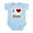 Sky Blue, variant on CafePress - I Love Omi Infant Bodysuit - Baby Light Bodysuit, Size Newborn - 24 Months