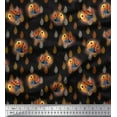 thumbnail image 1 of Soimoi Rayon Fabric Feather & Bird Cartoon Printed Craft Fabric by The Yard 56 Inch Wide, 1 of 3