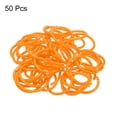 thumbnail image 3 of Unique Bargains 2' OD 1.6' ID Loose Leaf Rings Binder Ring Plastic O Rings for Book Scrapbook, Orange 50 Pack, 3 of 6