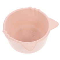 SOPOTUTU Pink Silicone Suction Plate Complementary Food Dish for Kids 1Pack