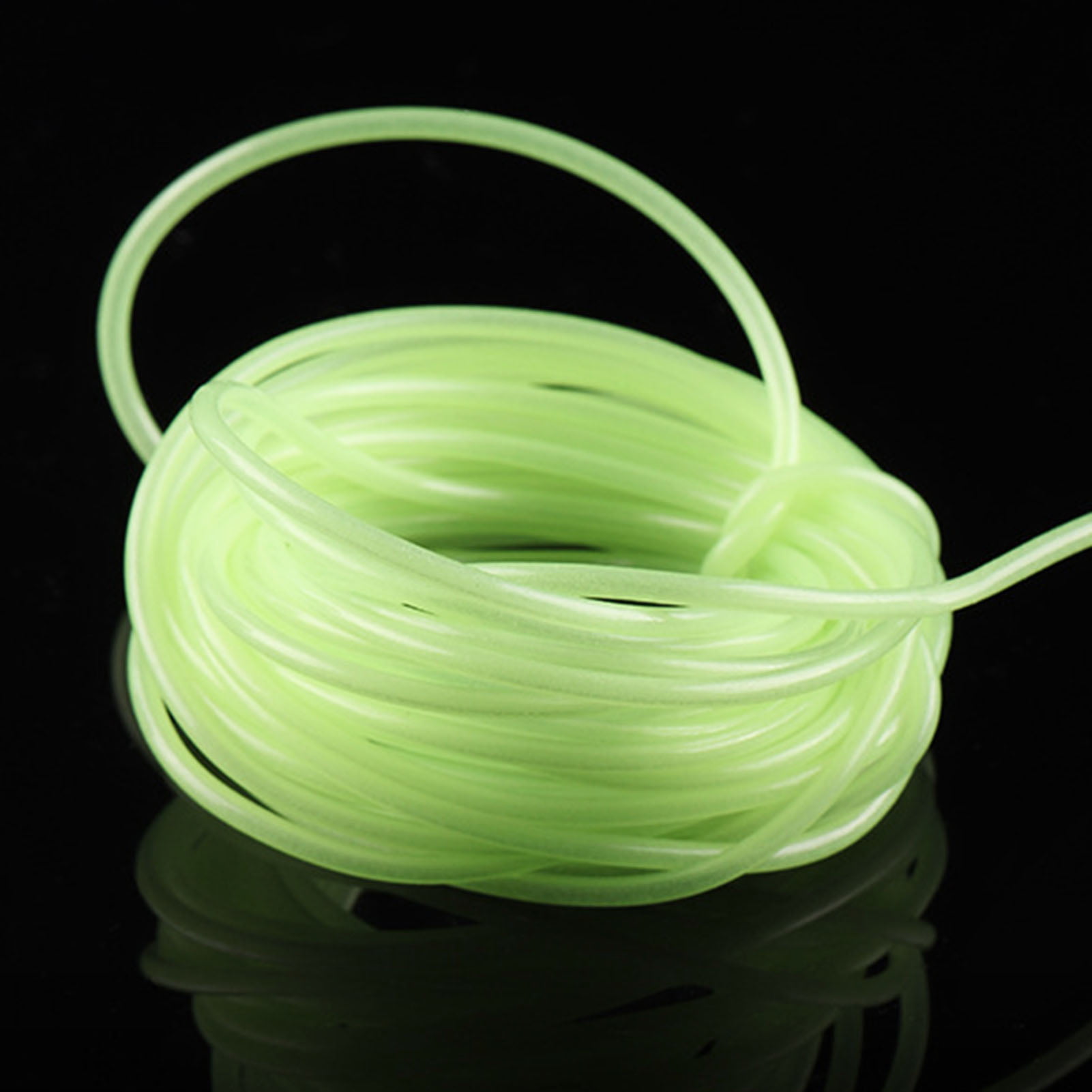 Clip On! 10 Bags Fishing Glow Stick Tube SS S M L Size Green