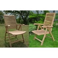 thumbnail image 3 of Ashley Reclining Folding Arm / Captain Solo / Single Dining Chair With Footrest Outdoor Patio Grade-A Teak Wood WholesaleTeak #WMDCARASFR, 3 of 4