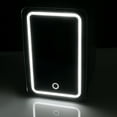 Personal Chiller LED Lighted Mini Fridge with Glass Door, New, Black
