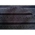 thumbnail image 4 of oneOone Cotton Silk Fabric Leaves & Chevron Block Print Fabric BTY 42 Inch Wide, 4 of 4