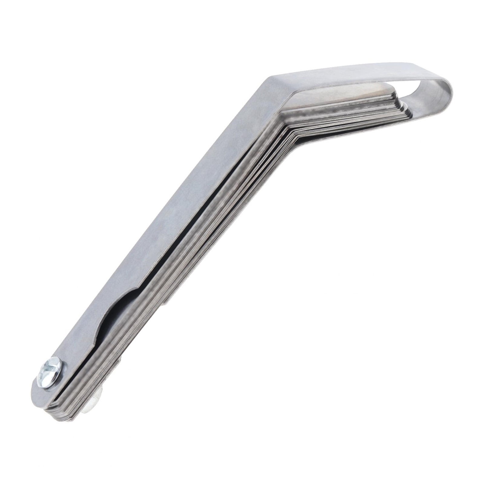 Gap Gauge 0.127-0.508mm Stainless Steel High Precision Monolithic Valve Gauge Thickness Gauge Metric Filler Feeler Gauge