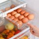 thumbnail image 1 of Titular De Huevo Cajón para huevos, capacidad de 18 rejillas, caja de almacenamiento para huevos frescos, contenedor organizador para refrigerador, 1 of 8