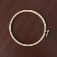 thumbnail image 2 of 1PC 30cm Bamboo Embroidery Circle Frame DIY Craft Cross Stitch Chinese Traditional Sewing Manual Tool, 2 of 4