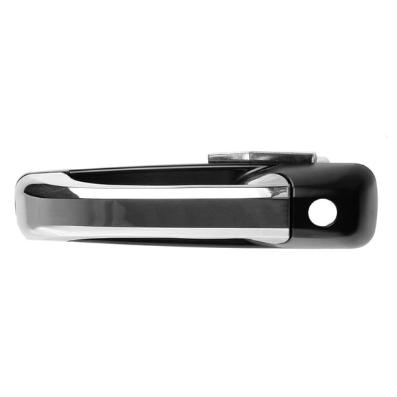 Front Chrome & Black Exterior Outside Door Handle Driver Side Left for Ram DHA48716
