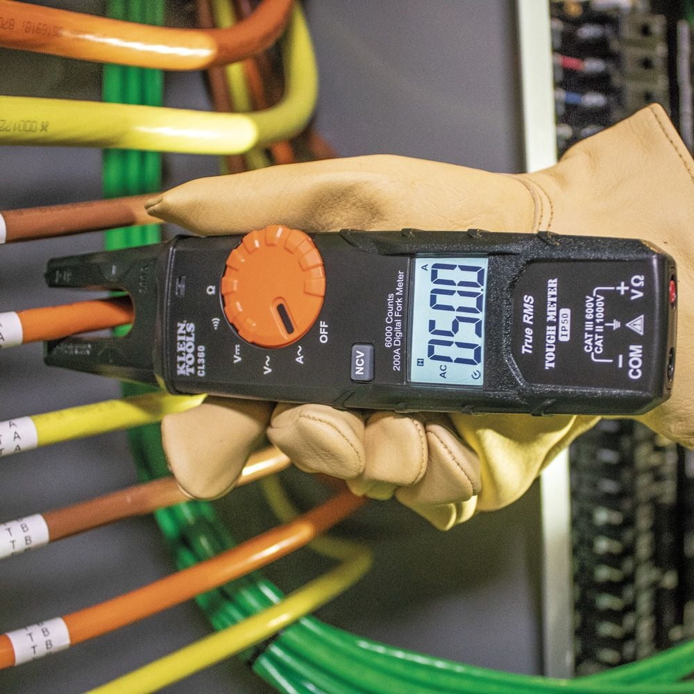 Klein Tools Open Jaw Fork Meter 200A Ac