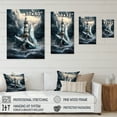 thumbnail image 4 of Designart Fantasy Lighthouse In The Arctic Ocean V Canvas Wall Art, 4 of 5