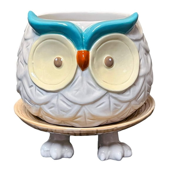 Streamline Imagined Hoots the Owl Footsie Planter