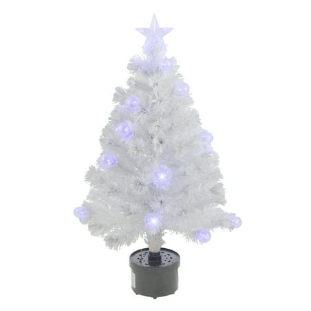 Northlight 3' Prelit Artificial Christmas Tree White Iridescent Northlight 3' Prelit Artificial Christmas Tree White Iridescent Fiber Optic - Northlight 3' Prelit Artificial Christmas Tree White Iridescent