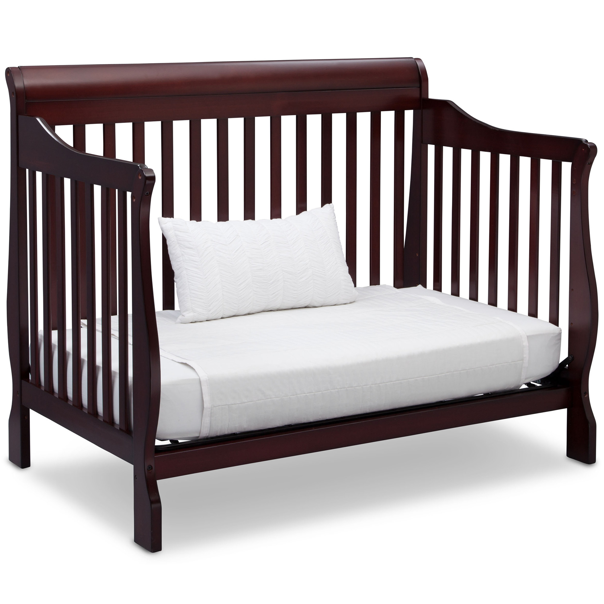Delta Children Canton 4-in-1 Convertible Baby Crib, Espresso Cherry