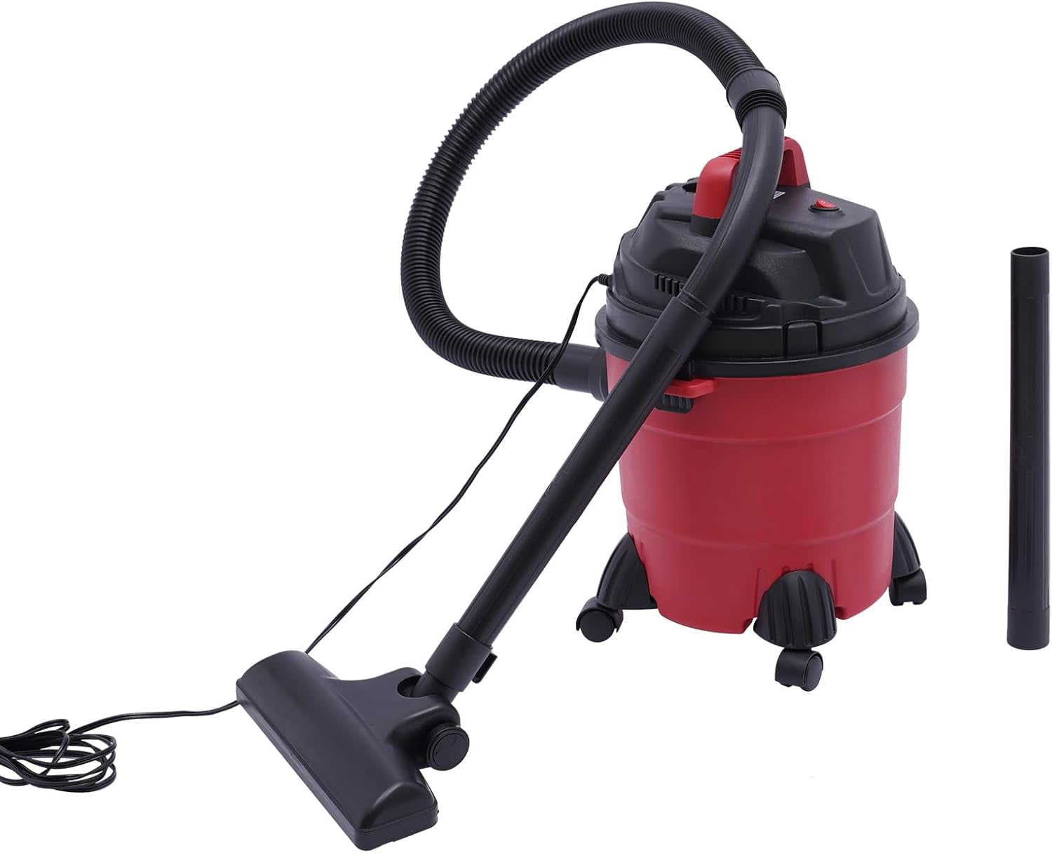4 Gallon Wet Dry Shop Vacuum, 1000W Portable Wet/Dry Vac, Multi-Floor Cleaner for Garage Home Workshop
