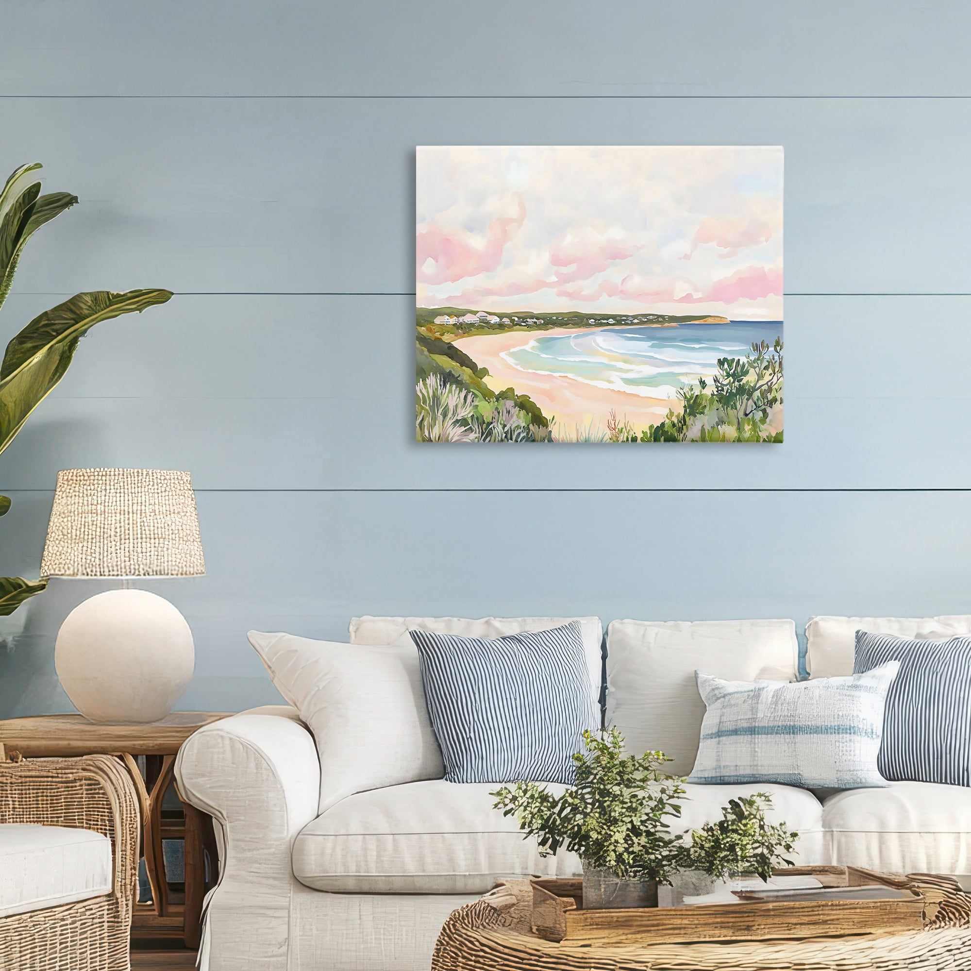 Stupell Industries Serene Sunset Beach Panorama Canvas Wall Art, design by The Prints Vibe