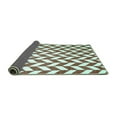 thumbnail image 2 of Ahgly Company Indoor Rectangle Abstract Turquoise Blue Contemporary Area Rugs, 7' x 10', 2 of 4
