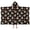 Beagle and Floral, variant on Beagle and Floral Black Pattern Teens Hooded Bath Towel Wrap for Ages 3 To 12,Quick Dry Lightweight Soft Microfiber Bath Beach Pool,50"x30"