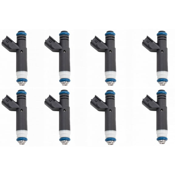 TRQ Engine Fuel Injector 8 Piece Set for Ford 4.6L SOHC V8 New FIA60339 Fits select: 2004-2008 FORD F150, 2004-2008 FORD ECONOLINE