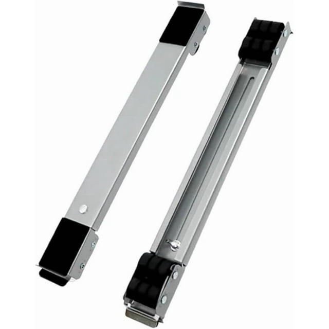 Washing Machine Base Stand Trolley Feet Movable Adjustable Telescopic Fridge Stand Wheel for Dryer Refrigerator -Grey