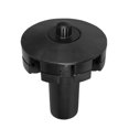thumbnail image 1 of HAMPPLIES Hub Inferior Plástico Para Con Fijación Estable Para Uso Exterior Negro, 1 of 8