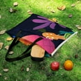 thumbnail image 5 of Cute Witch Frog Picnic Blanket Waterproof Outdoor Beach Blanket Hand-held Pad Suitable for Travel, Camping, Beach, Family Gatherings, 5 of 7