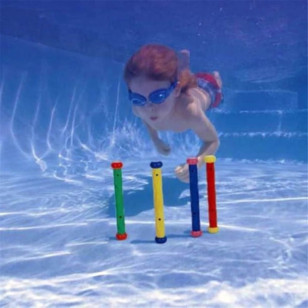 21 Pack Été Enfants Piscine Jouets de Plongée, Jeux de Piscine Amusants Lavabo Jeu de Jeu, Cadeaux de Plongée Sous-Marine avec des Sacs de Stockage Comprennent des Anneaux de Plongée de Requin