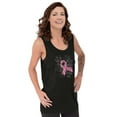 thumbnail image 4 of Pink Ribbon Zebra Breast Cancer Aware Tank Top Tee Shirt Women Brisco Brands S, 4 of 6