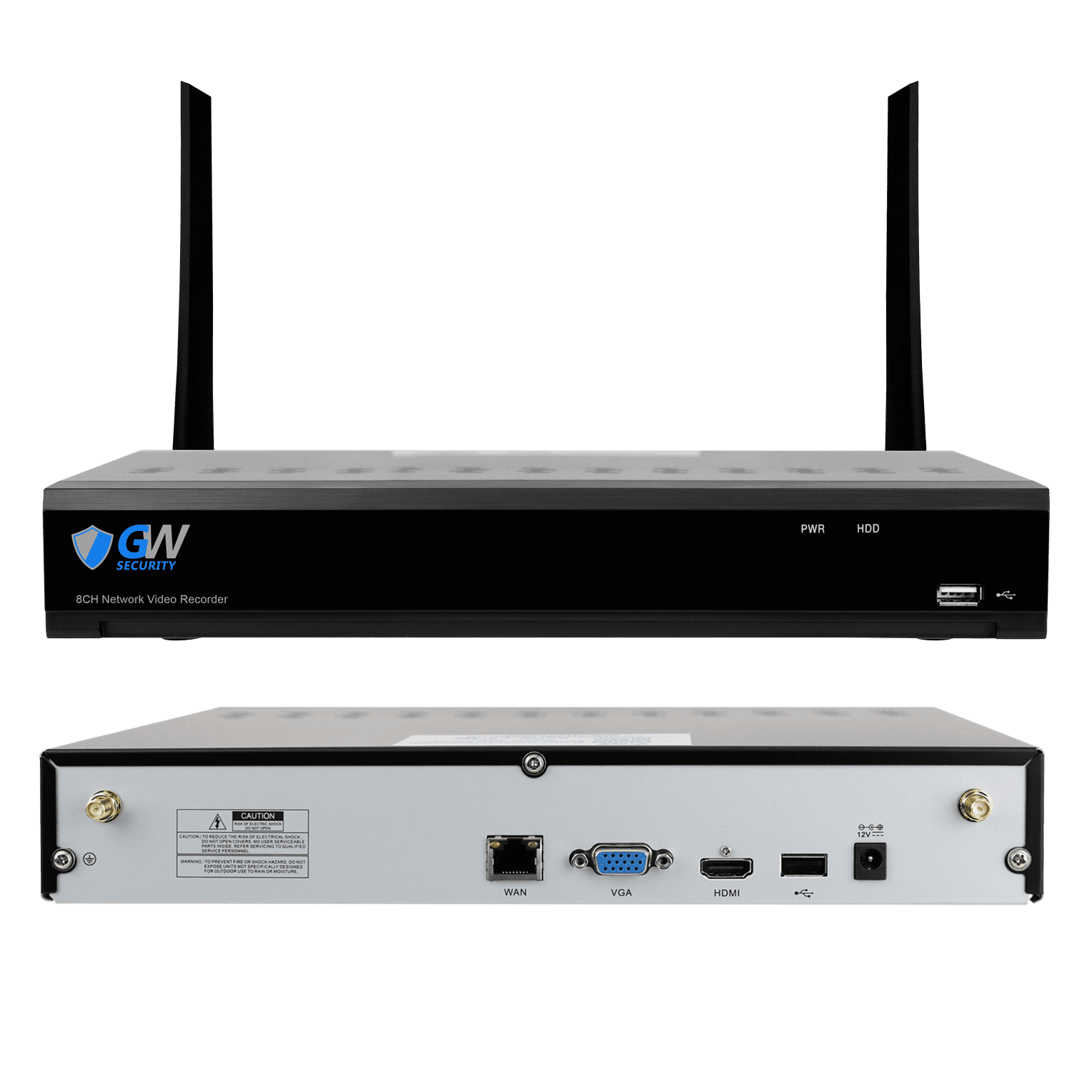 GW 8 Channel Wireless HD 1440P Home Security Camera System, 8ch WIFI NVR with 4 x 4MP Two-Way Audio Security Cameras, 180-Day Battery Life, Spotlight Color Night Vision, Outdoor Indoor, No Monthly Fee