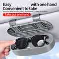 thumbnail image 5 of Sun Visors Glasses Holder for Car SUV Sun Visors Sunglasses Storage Case ABS Case Sunglass Organizers Storage Box, 5 of 8