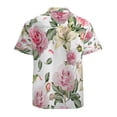 thumbnail image 3 of High Quality Hawaiian Shirts for Men Short Sleeve Aloha Beach Shirt Floral Summer Casual Button Down Shirts Blouses RFQT3W, 3 of 7