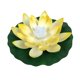 thumbnail image 1 of Lámpara floral flotante LED de flor de loto artificial de 28 cm de XM Culture para piscina, jardín y estanque, 1 of 8