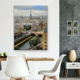 thumbnail image 2 of Fine Art Canvas Daybreak Paris Skyline by Studio Arts Canvas Art Print, 2 of 2