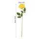 thumbnail image 2 of Uxcell 12 Pcs Rosas Amarillas Flores Artificiales, Rosa de Terciopelo Tacto Real Falsas Rosas con Tallos, 2 of 6