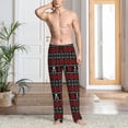 thumbnail image 2 of Sikiie Vintage Maple Leaf with Skull Pattern Pajama Pants Men, PJ Bottoms, Sleep & Lounge Pants-XX-Large, 2 of 6