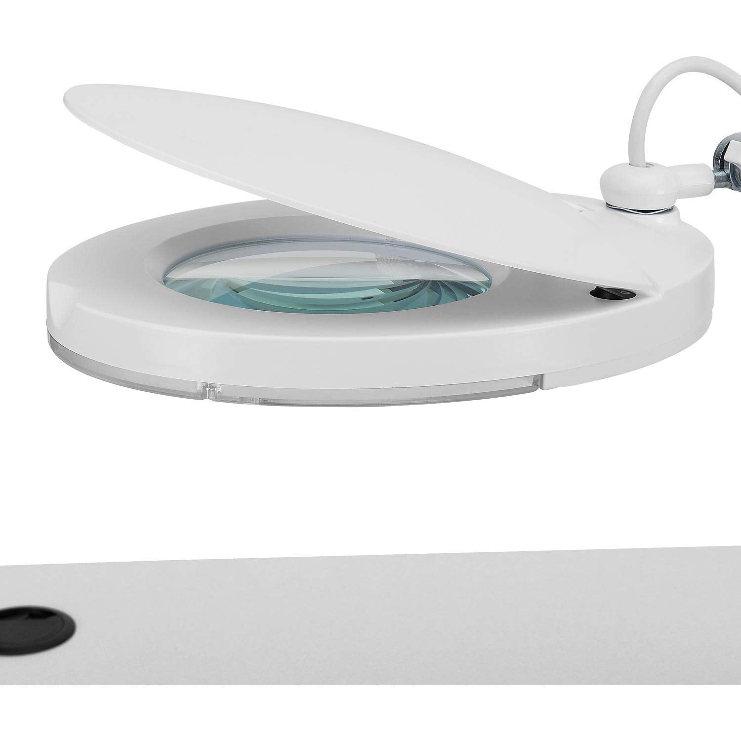 Global Industrial LED Magnifying Lamp, 3 Diopter, White