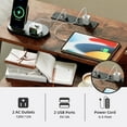 thumbnail image 5 of Eunos Black Tall Nightstand with Charging Station and LED for Bedroom, 5 Drawer with Storage Shelfs, 5 of 8