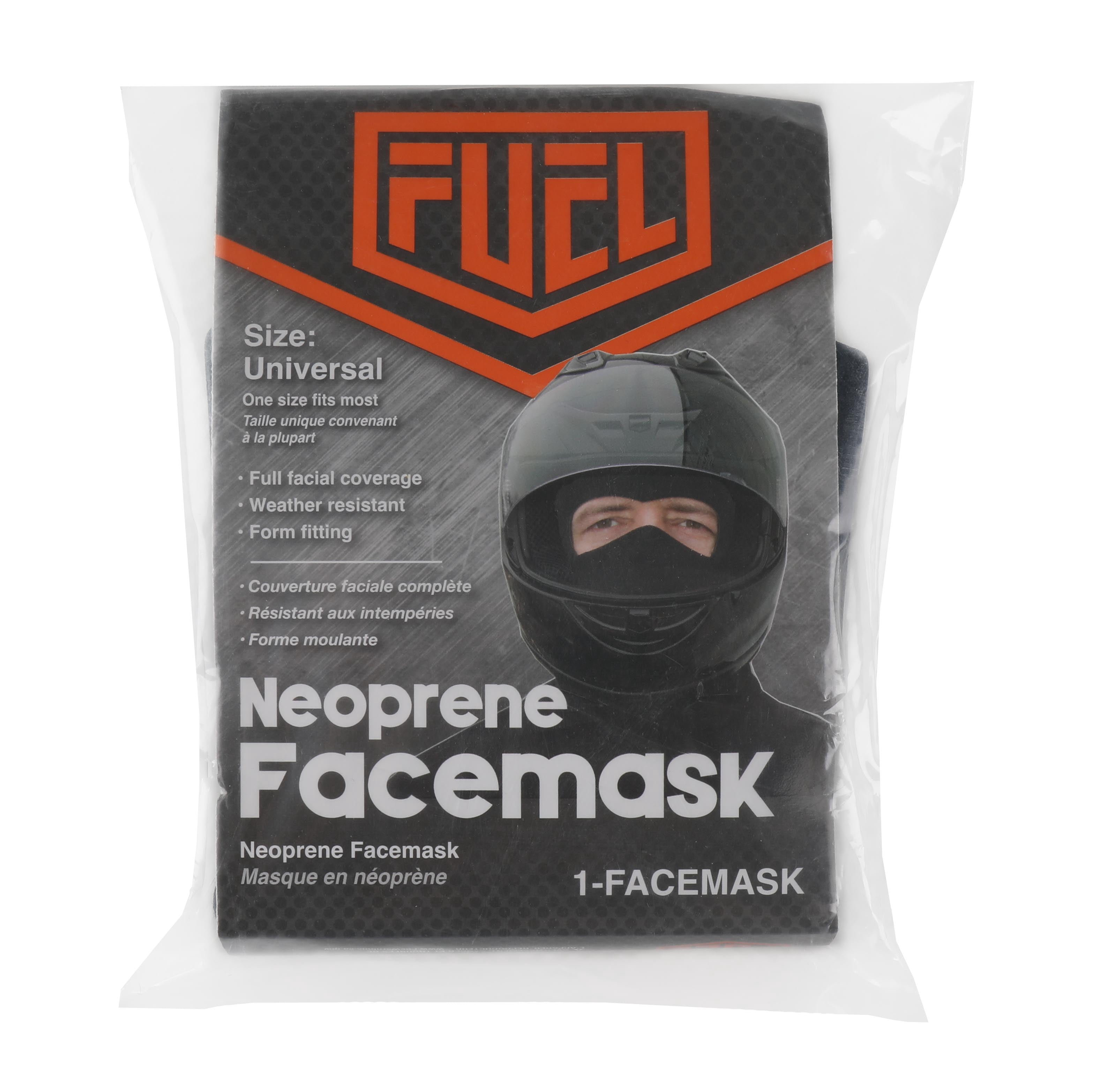 Fuel Helmets: Neoprene Motorcycle Face Mask, Universal Fit, Sports & Outdoors, Color: Black