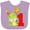 Lavender, variant on Inktastic 1st Birthday Cute Dinosaur Boys or Girls Baby Bib