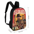 thumbnail image 2 of Red Dead Redemption Daypack 17 Inch Schoolbag Backpack Rucksack Large Capacity Shoulder Bag Travel Bags Students Bookbag, 2 of 5