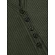 thumbnail image 5 of Txlixc, camisa de primavera con cuello en V para mujer, manga larga, Color sólido, acanalado, cuello Henley, camiseta con botones, blusa ajustada, Tops Txlixc Estilo de ocio, 5 of 7