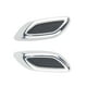 thumbnail image 4 of Guardabarros de salida de aire, accesorios adhesivos decorativos, decorativos, profesionales, decoración, premium, de instalar, cubierta lateral Plata 2 piezas Soledad Guardabarros de salida de aire, 4 of 6