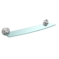 thumbnail image 3 of Prestige Regal Collection Glass Shelf - Satin Nickel / 24 Inch, 3 of 5