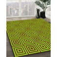 thumbnail image 3 of Ahgly Company Machine Washable Indoor Rectangle Transitional Bright Green Area Rugs, 8' x 12', 3 of 7